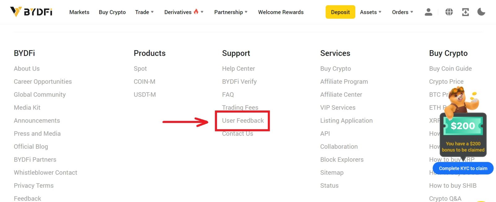 How to Contact BYDFi Support How to Contact BYDFi Support
