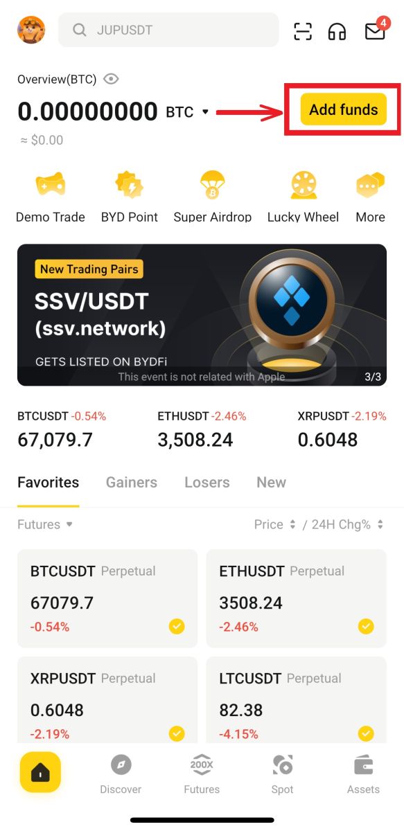 How to Deposit and Trade Crypto at BYDFi How to Deposit and Trade Crypto at BYDFi