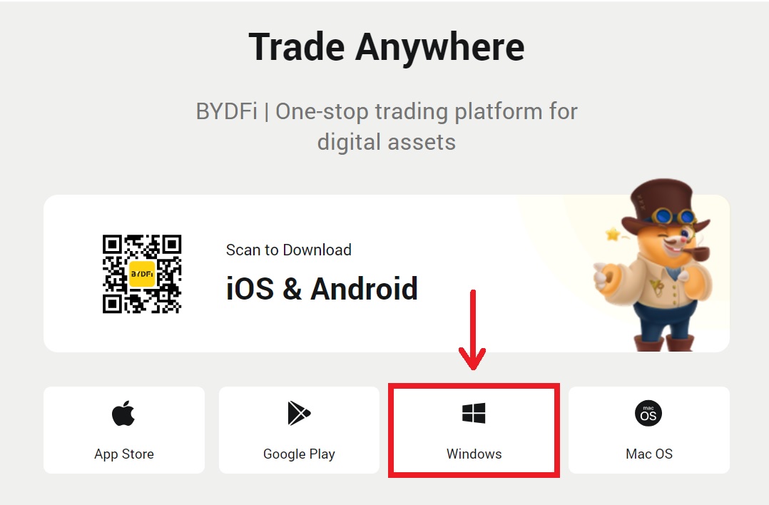 How to Download and Install BYDFi Application for Laptop/PC (Windows, macOS) How to Download and Install BYDFi Application for Laptop/PC (Windows, macOS)