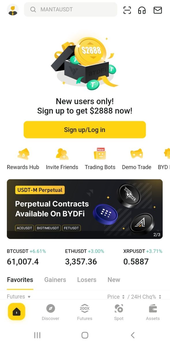 How to Download and Install BYDFi Application for Mobile  Phone (Android, iOS) How to Download and Install BYDFi Application for Mobile  Phone (Android, iOS)