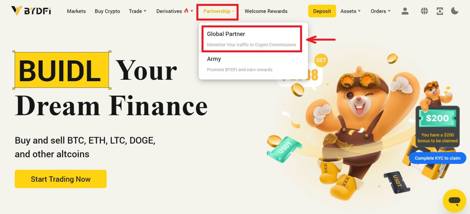 How to join Affiliate Program and become a Partner on BYDFi How to join Affiliate Program and become a Partner on BYDFi