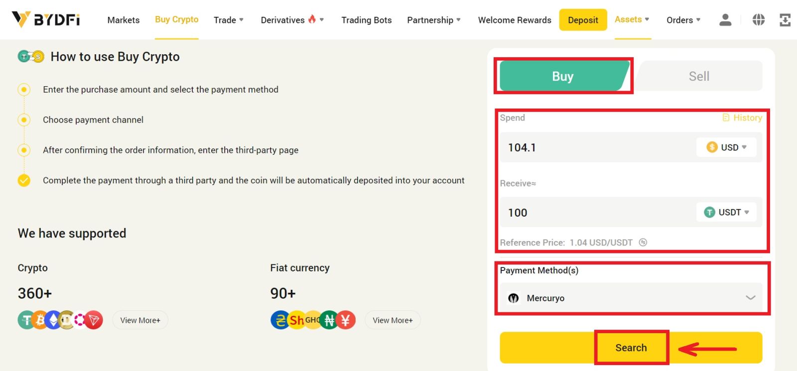 How to Login and Deposit on BYDFi How to Login and Deposit on BYDFi