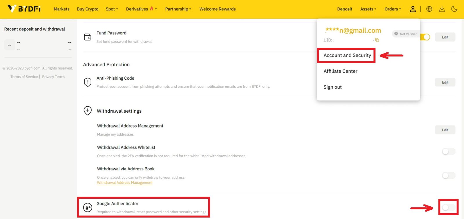 How to Login and Verify Account in BYDFi How to Login and Verify Account in BYDFi