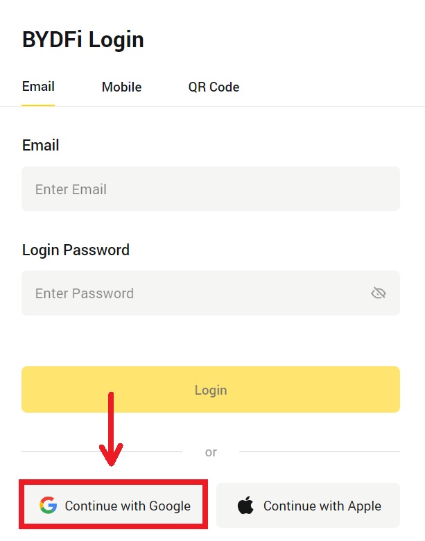 How to Login and Verify Account in BYDFi How to Login and Verify Account in BYDFi