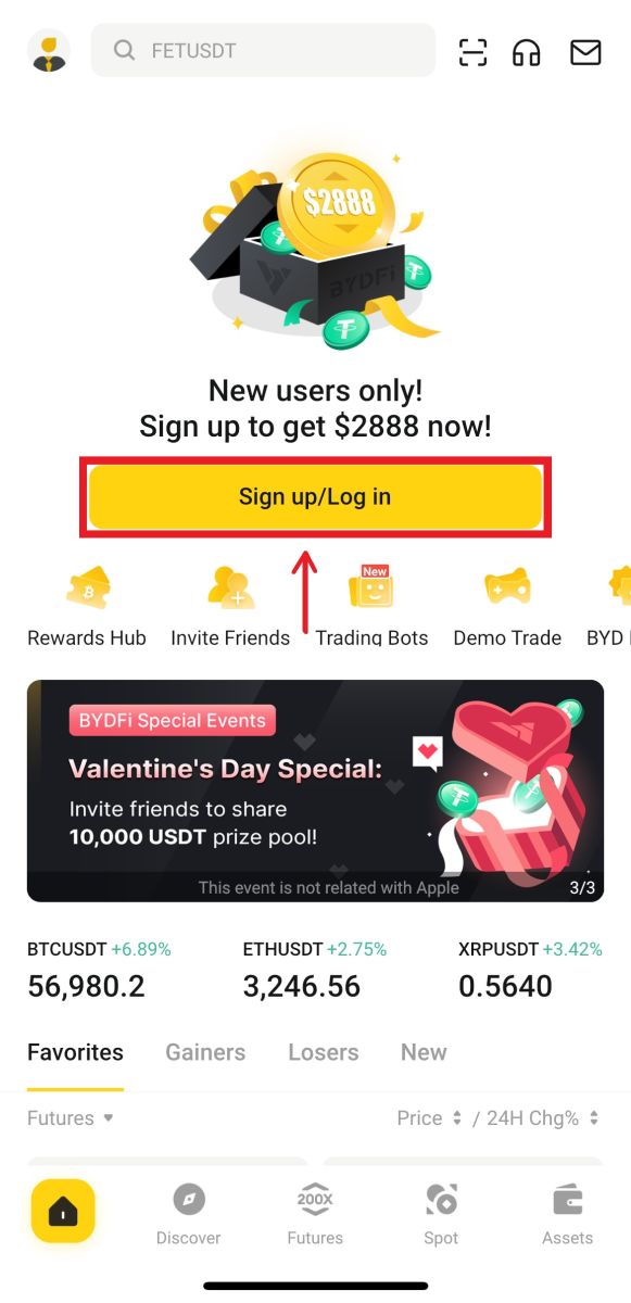 如何登录 BYDFi 如何登录 BYDFi