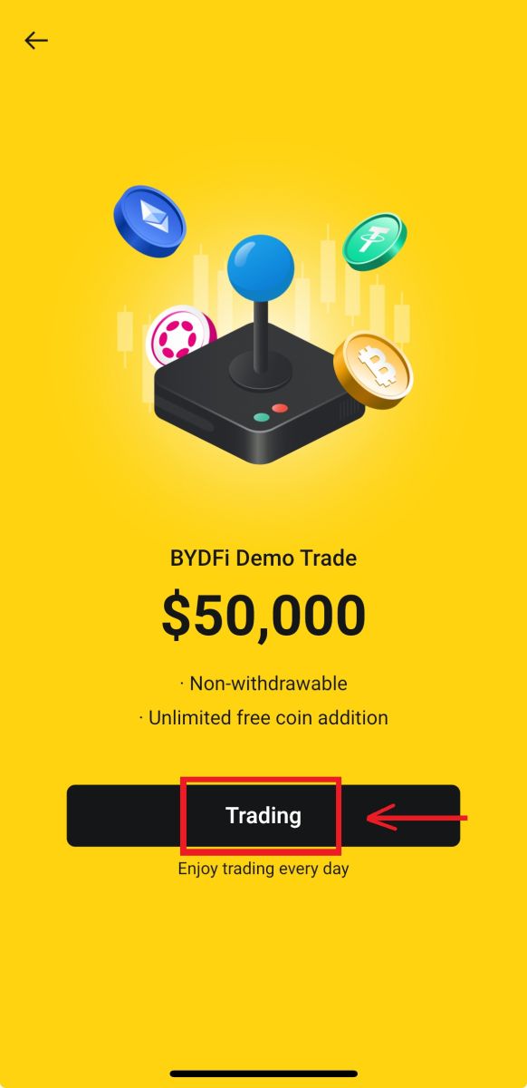 如何在 BYDFi 上开设模拟账户 如何在 BYDFi 上开设模拟账户