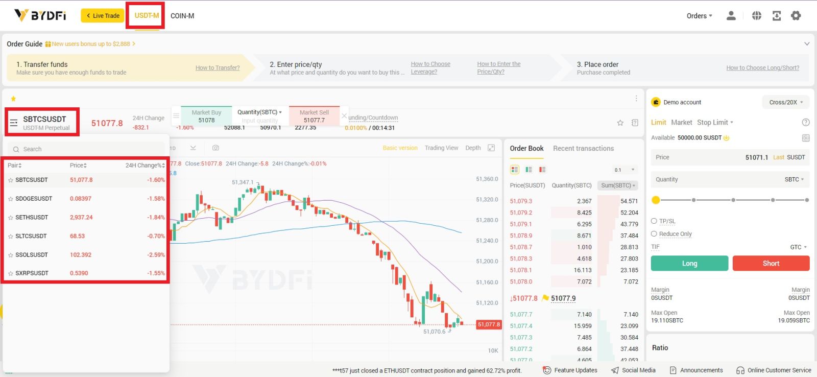 How to Register and start Trading with a Demo Account in BYDFi How to Register and start Trading with a Demo Account in BYDFi