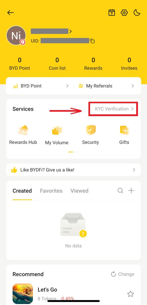 How to Verify Account on BYDFi How to Verify Account on BYDFi