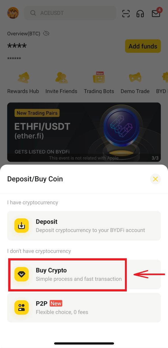 How to Withdraw and make a Deposit on BYDFi How to Withdraw and make a Deposit on BYDFi